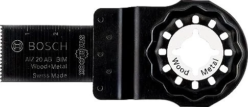 Bosch Professional AIZ20AB Wood and Metal SL BIM Tauchsägeblatt 20mm, 1 Stück