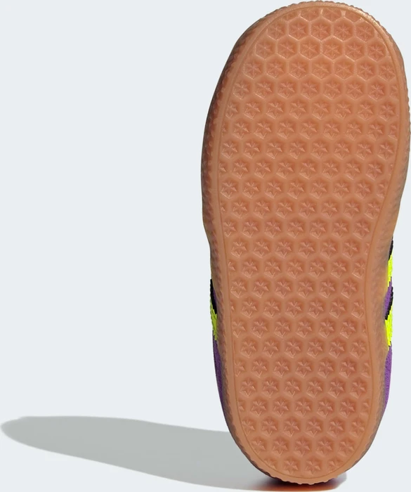 adidas Gazelle Comfort Closure Elastic Laces active purple/solar yellow/collegiate purple (Junior)