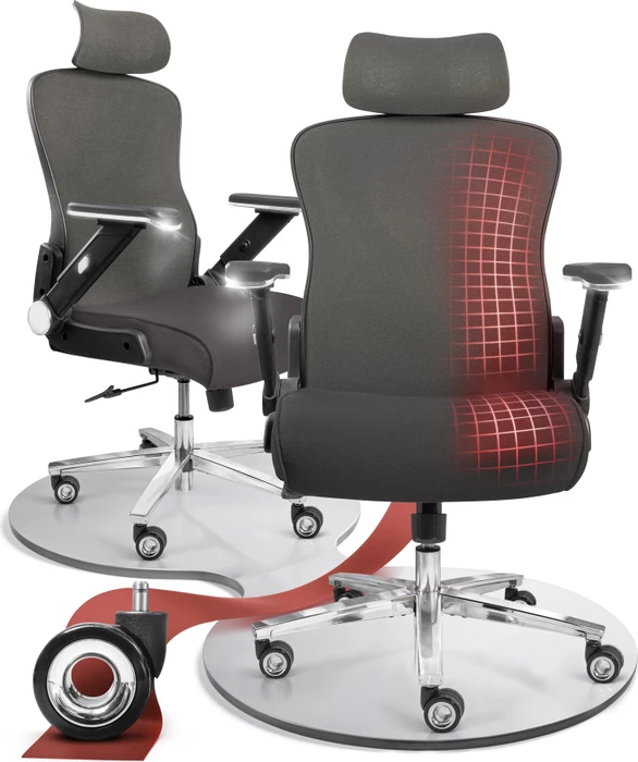 Clouvou PowerSeat Bürostuhl, anthrazit