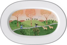 Villeroy & Boch Design Naif ovale Platte 34cm