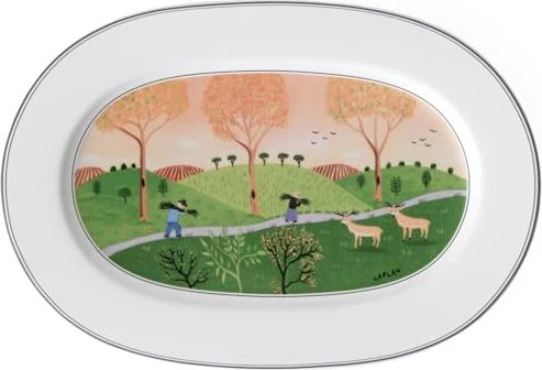 Villeroy & Boch Design Naif ovale Platte 34cm