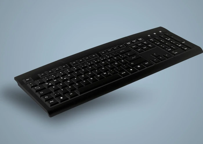 Contour Design Active Key abwaschbare PC-Tastatur, schwarz, USB, CH