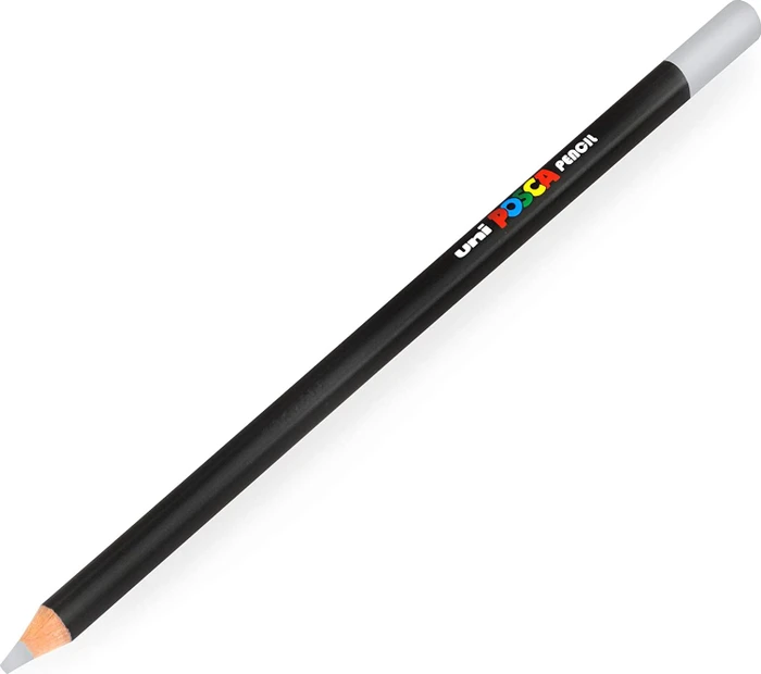 Uni-Ball POSCA Pencil KPE-200 Wachsmalstift hellgrau
