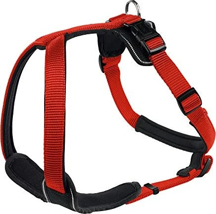 Hunter Neopren Hundegeschirr, Nylon, gepolstert mit Neopren, L-XL 77 - 100cm, schwarz (62278)