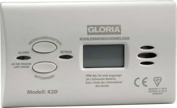 Gloria K2D, Kohlenmonoxid Melder