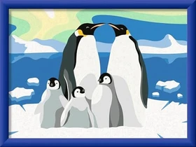 Ravensburger Malen nach Zahlen CreArt Pinguin-Familie