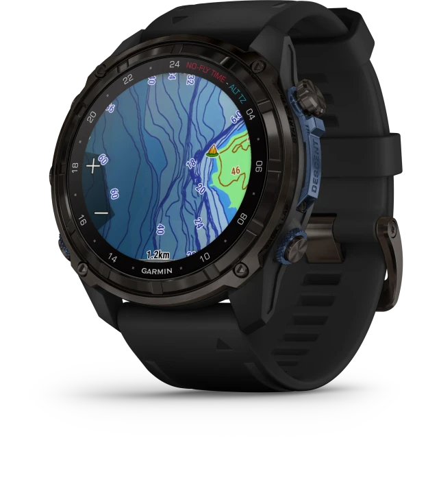 Garmin Descent Mk3i 43mm mit Silikonarmband carbon grey/black