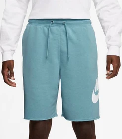 Nike Club French Terry Alumni Hose kurz denim turquoise/white (Herren)