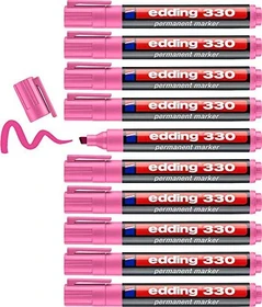 edding 330 Permanentmarker rosa, 10er-Pack