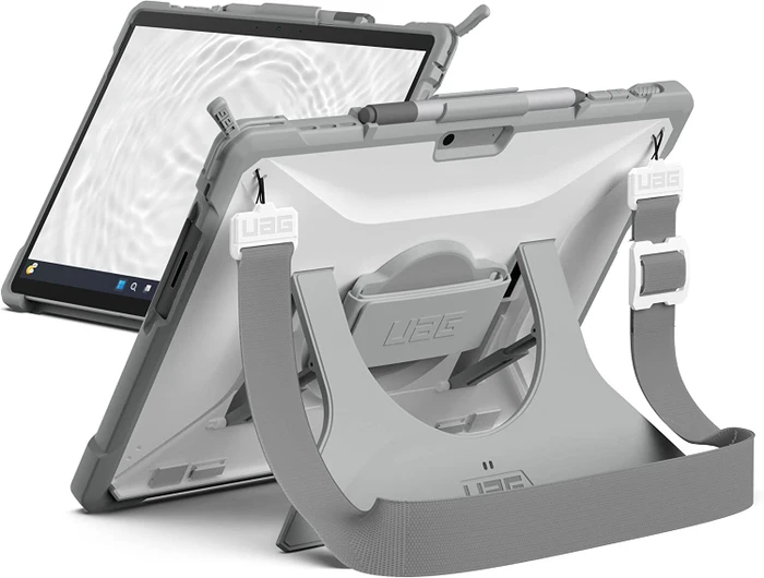 UAG Plasma Healthcare Handstrap Case Microsoft Surface Pro 9 weiß/grau