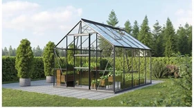 Vitavia Meridian 1 8300 ESG 3mm Gewächshaus anthrazit