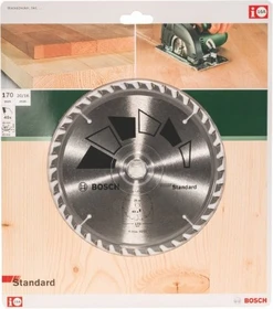 Bosch DIY Standard Kreissägeblatt 40Z, 170x2.2x20mm, 1 Stück