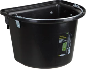 Kerbl Turnier-Futterkrippe mit Einhängebügel und Tragegriff, 12ml, schwarz