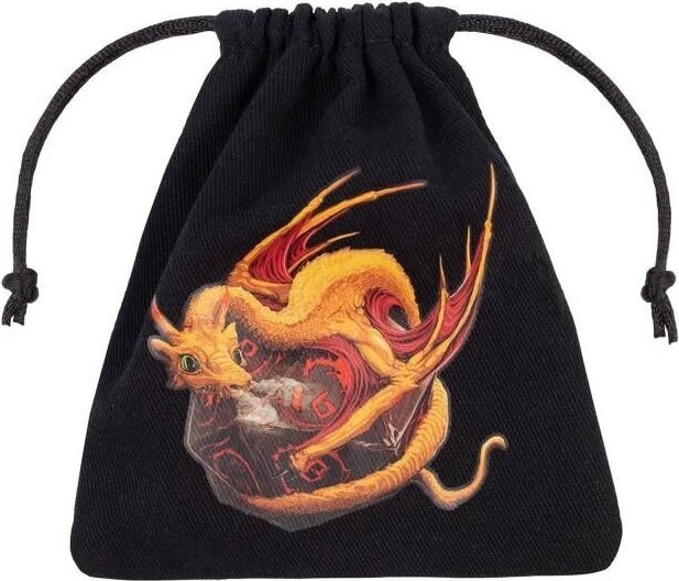 Q-Workshop Würfelbeutel Dragon black & adorable