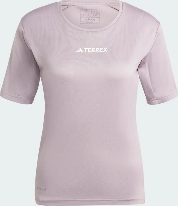 adidas Terrex Multi Funktionsshirt kurzarm preloved fig (Damen)