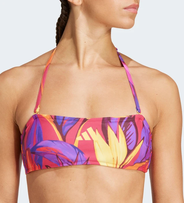 adidas x FARM Rio Neckholder Bikini-Set bold pink/semi spark (Damen)