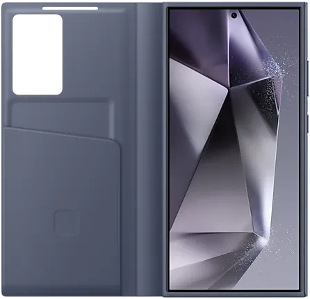 Samsung Smart View Wallet Case für Galaxy S24 Ultra violett