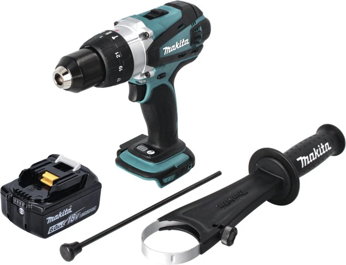 Makita DHP458G1 Akku-Schlagbohrschrauber inkl. Akku 6.0Ah