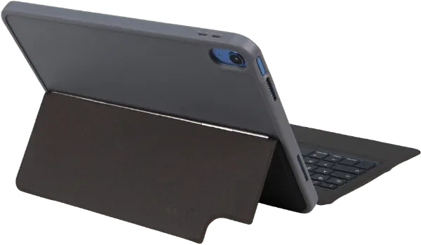 Deqster Slim Keyboard 2 für iPad 10, grau, DE