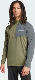 adidas Terrex Multi Climacool 1/2 Zip Funktionsshirt langarm olive strata (Herren)