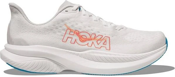 Hoka Mach 6 white/nimbus cloud (Damen)