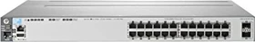 HPE Aruba 3800 24G Rackmount Gigabit Managed Stacking Switch, 24x RJ-45, 2x SFP+ (J9575A / E3800-24G-2SFP+)