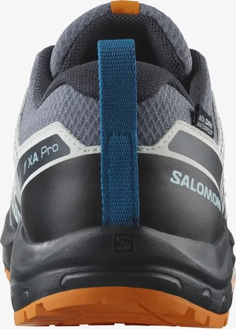 Salomon XA Pro V8 Waterproof grisaille/dark blue/turmeric (Junior)