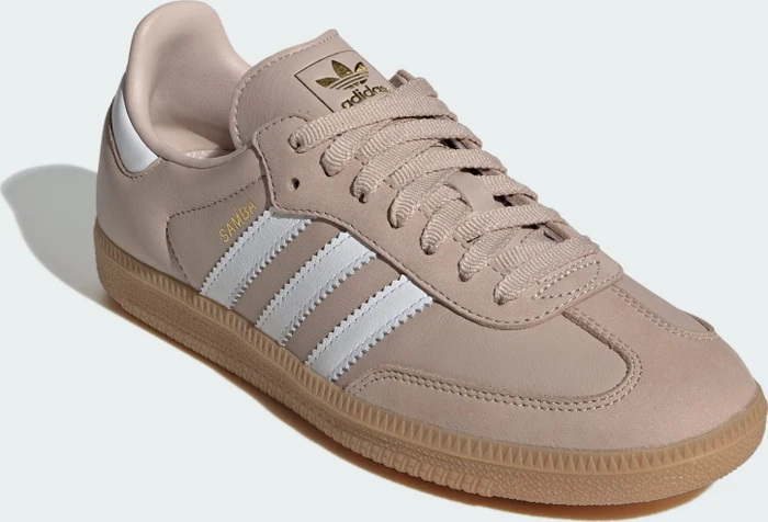 adidas Samba OG wonder taupe/cloud white/gold metallic