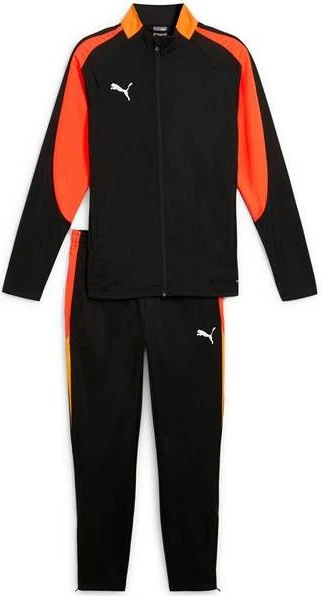 Puma individualLIGA Trainingsanzug puma black/heat fire (Herren)
