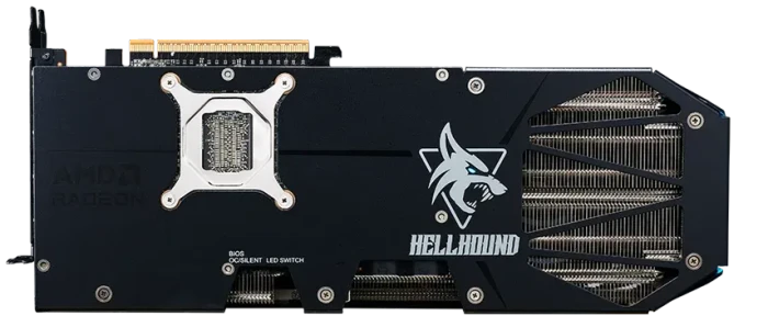 PowerColor Hellhound Radeon RX 9070, 16GB GDDR6, HDMI, 3x DP