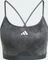 adidas Aeroreact Training Essentials Light Support Tie-Dye Flower-Print Sport-BH grey five/carbon (Damen) Vorschaubild