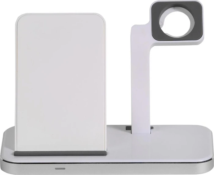 Vivanco 2in1 Wireless Fast Charger 10W weiß/grau