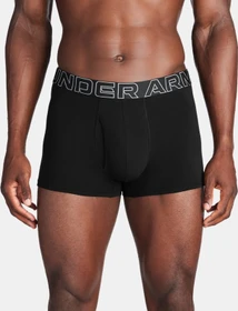 Under Armour Performance Cotton Boxerjock 3er Boxer Briefs black/steel (Herren)