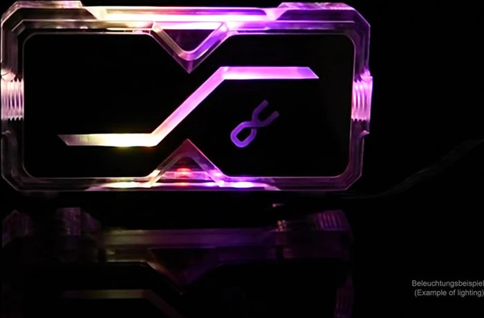 Alphacool GPX SLI Connector Dual ARGB X3 - 3-Slot, Acryl, Acetal