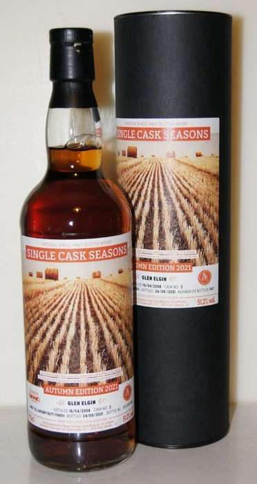 Signatory Vintage Single Cask Seasons Glen Elgin Autumn 2021 700ml