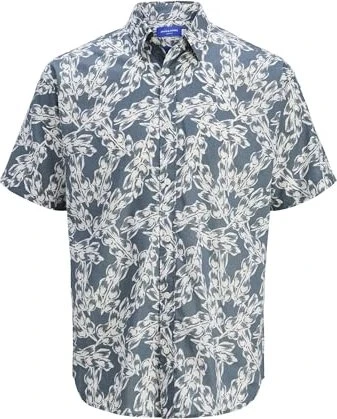Jack & Jones Wide Fit Hemd kurzarm stormy weather (Herren)