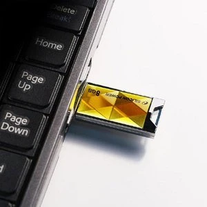 Silicon Power Touch 850 8GB gold, USB-A, USB 2.0