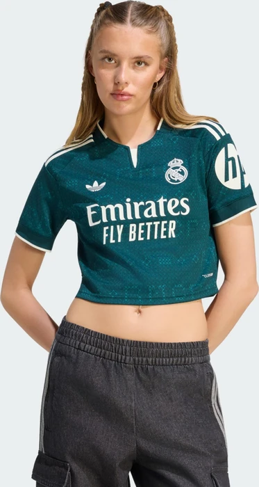 adidas Real Madrid Cropped 2026/2027 Auswärtstrikot kurzarm (Damen)