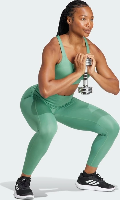 adidas Optime Power Hose 7/8 preloved green (Damen)