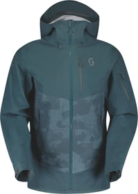 Scott Explorair 3L Skijacke aruba green/aruba green print (Herren)