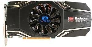 Sapphire Radeon HD 6870, 1GB GDDR5, 2x DVI, HDMI, DP, lite retail