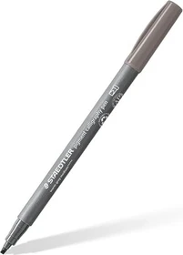 Staedtler pigment calligraphy pen 375 warmgrau medium, 10er-Pack