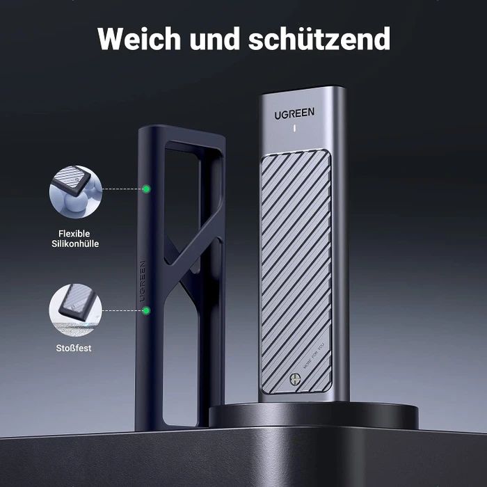 Ugreen M.2 SSD Enclosure, USB-C 3.1