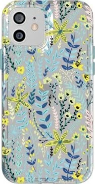 tech21 Evo Art Botanical Garden für Apple iPhone 12/12 Pro blau
