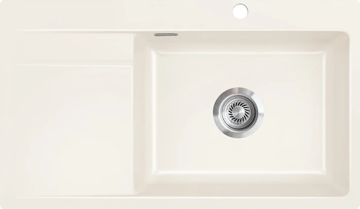 systemceram Stema 86 SL F Einbau Becken rechts magnolie