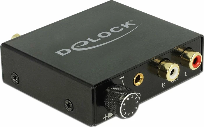 DeLOCK Digital Audio Konverter zu Analog HD mit Kopfhörerverstärker