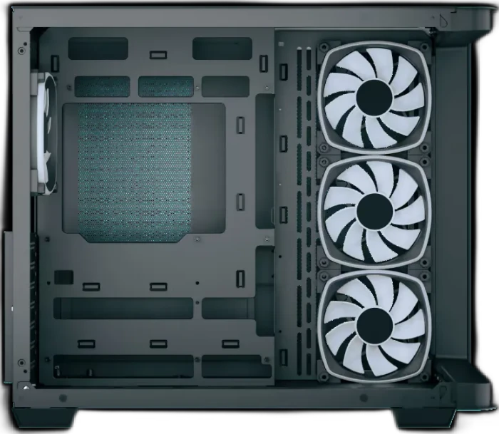 AeroCool P500C Evo Black, Glasfenster