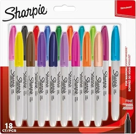 Sharpie Fine Point Permanentmarker sortiert, 18er-Set