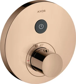 Hansgrohe Axor ShowerSelect rund Thermostat mit 1 Ventilen polished red gold