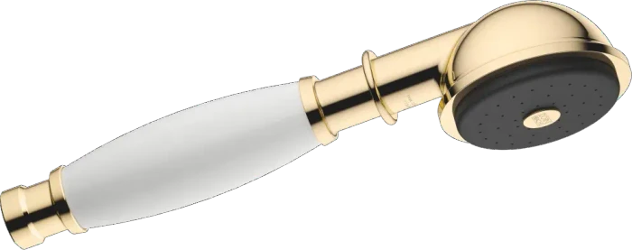 Dornbracht Madison Metall-Handbrause mit Porzellangriff messing/weiß